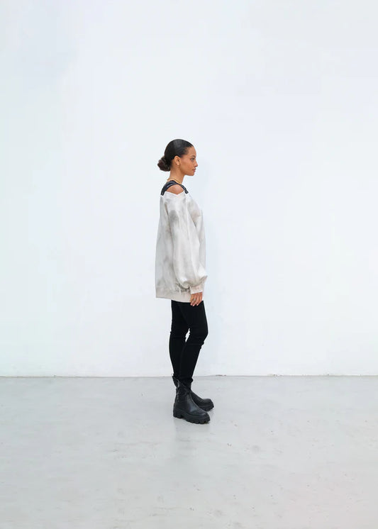 SWEATER KIKO VON OUTRYGHT IN WHITE DOVE MZ#00905 Mode-Zauber