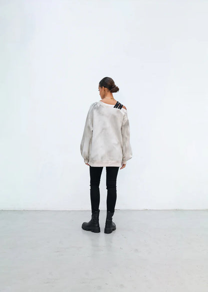 SWEATER KIKO VON OUTRYGHT IN WHITE DOVE MZ#00905 Mode-Zauber