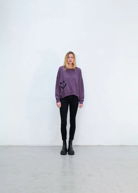 SWEATER BOBBI S VON OUTRYGHT IN SUNSET PURPLE MZ#00974 Mode-Zauber
