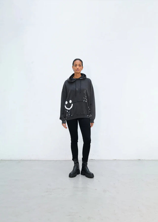 SWEATER HAZ S VON OUTRYGHT IN  FADED BLACK MZ#00975 Mode-Zauber