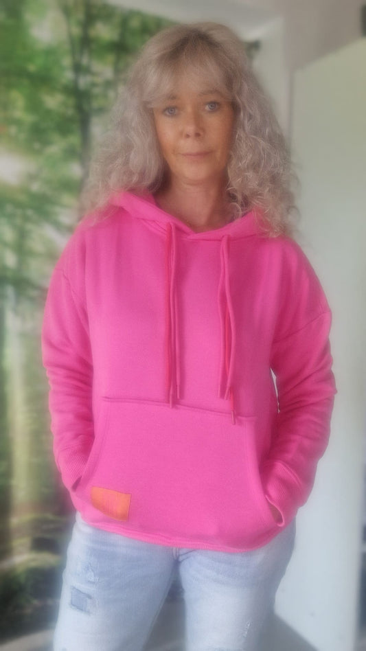 HOODIE MIT KAPUTZE VON THESHIRT PROJEKT IN PINK MZ#00648 Mode-Zauber