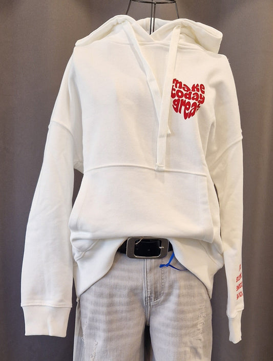 HOODIE VON THESHIRT PROJECT IN CREAM WHITE MZ#00691 Mode-Zauber