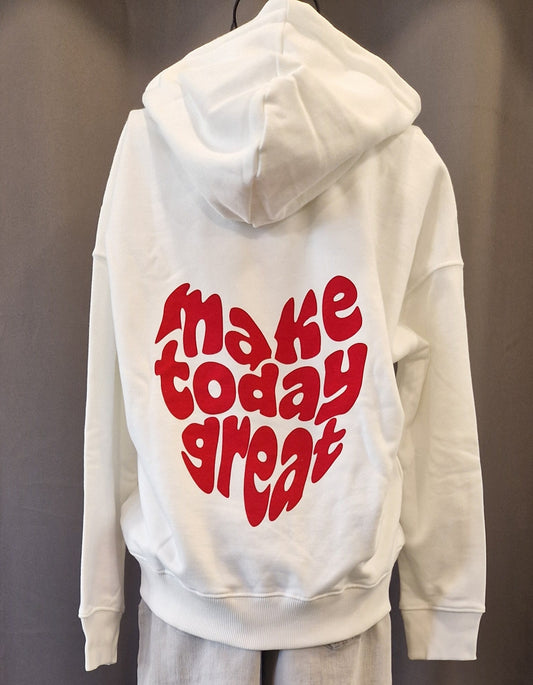 HOODIE VON THESHIRT PROJECT IN CREAM WHITE MZ#00691 Mode-Zauber