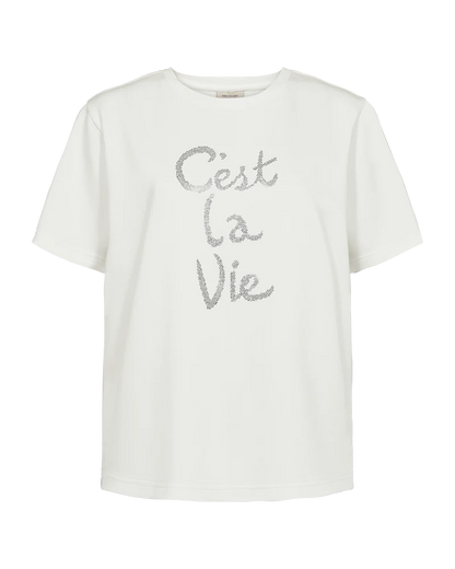 T-SHIRT MIT PRINT FQMALAK VON FREE/QUENT MZ#00922 Mode-Zauber