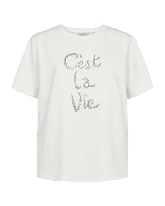 T-SHIRT MIT PRINT FQMALAK VON FREE/QUENT MZ#00922 Mode-Zauber