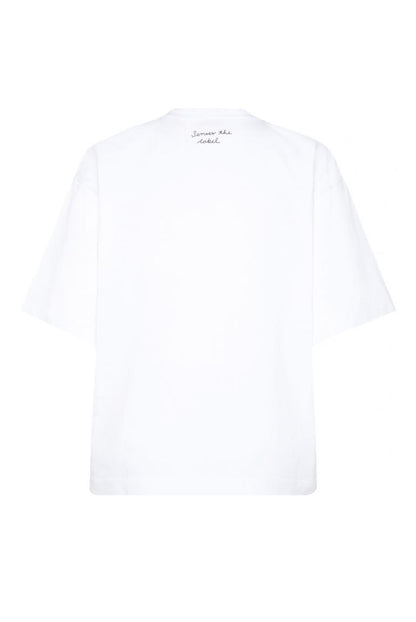 T-SHIRT TEC:LA OVERSIZED MIT WORDING PRINT VON SENSES MZ#00996 Mode-Zauber