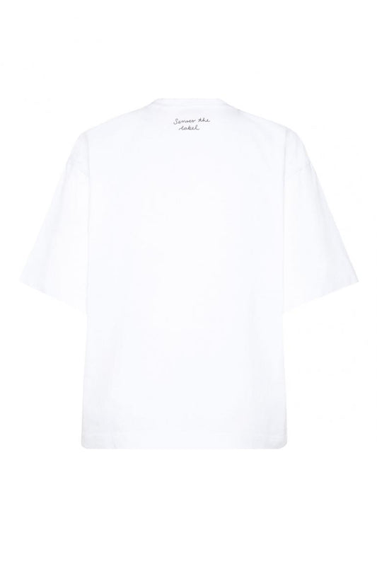 T-SHIRT TEC:LA OVERSIZED MIT WORDING PRINT VON SENSES MZ#00996 Mode-Zauber