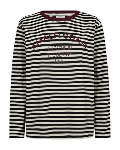 T-SHIRT LANGARM FQJEMMA VON FREE/QUENT IN BLACK W. MOONBEAM MZ#00963 Mode-Zauber