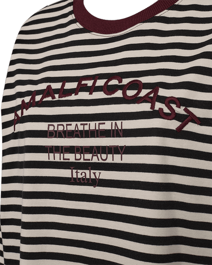 T-SHIRT LANGARM FQJEMMA VON FREE/QUENT IN BLACK W. MOONBEAM MZ#00963 Mode-Zauber