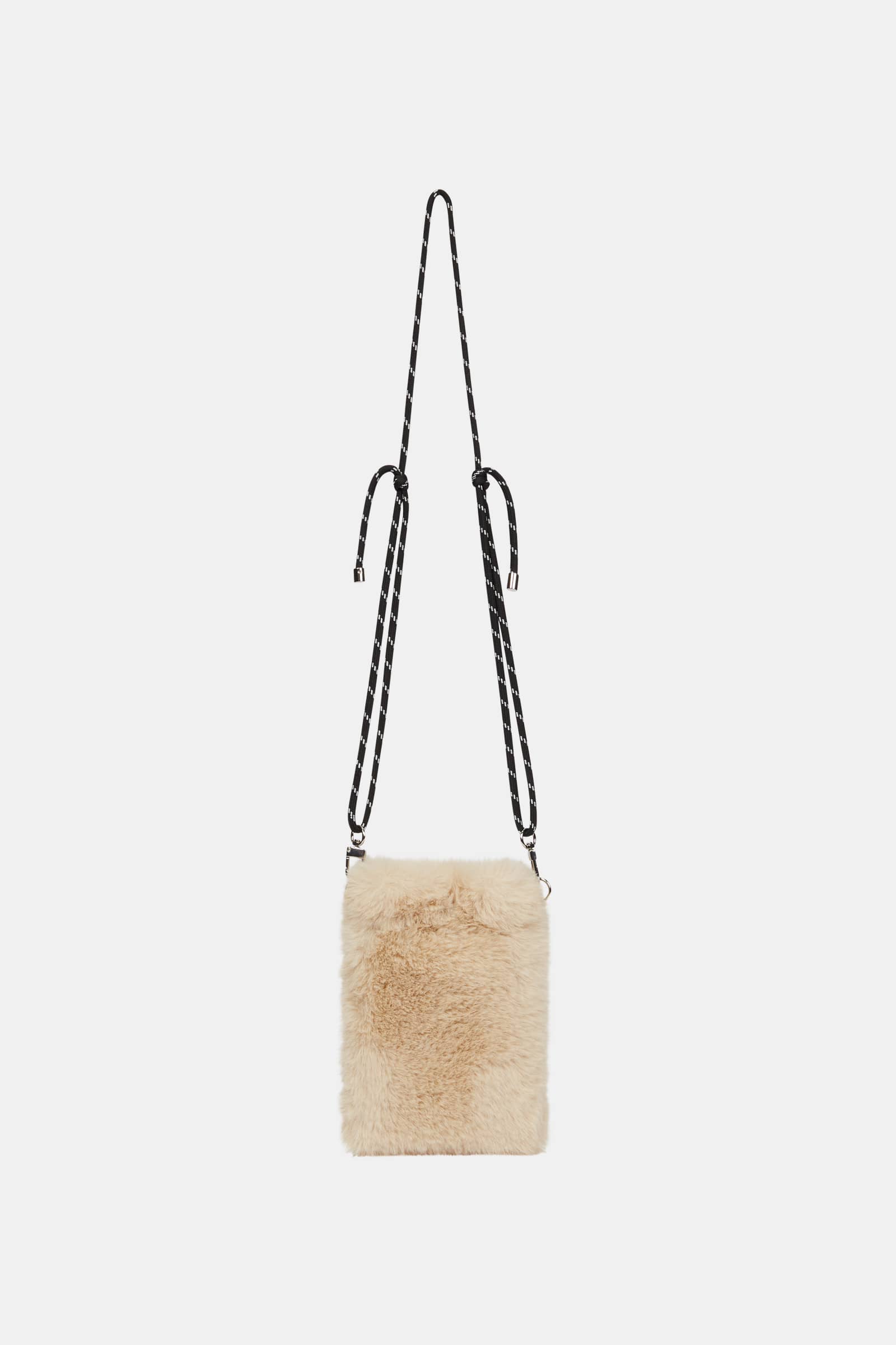TASCHE PLUESCH W25D131  VON PENN&INK IN SAND MZ#00954 Mode-Zauber