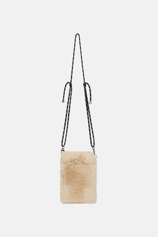 TASCHE PLUESCH W25D131  VON PENN&INK IN SAND MZ#00954 Mode-Zauber