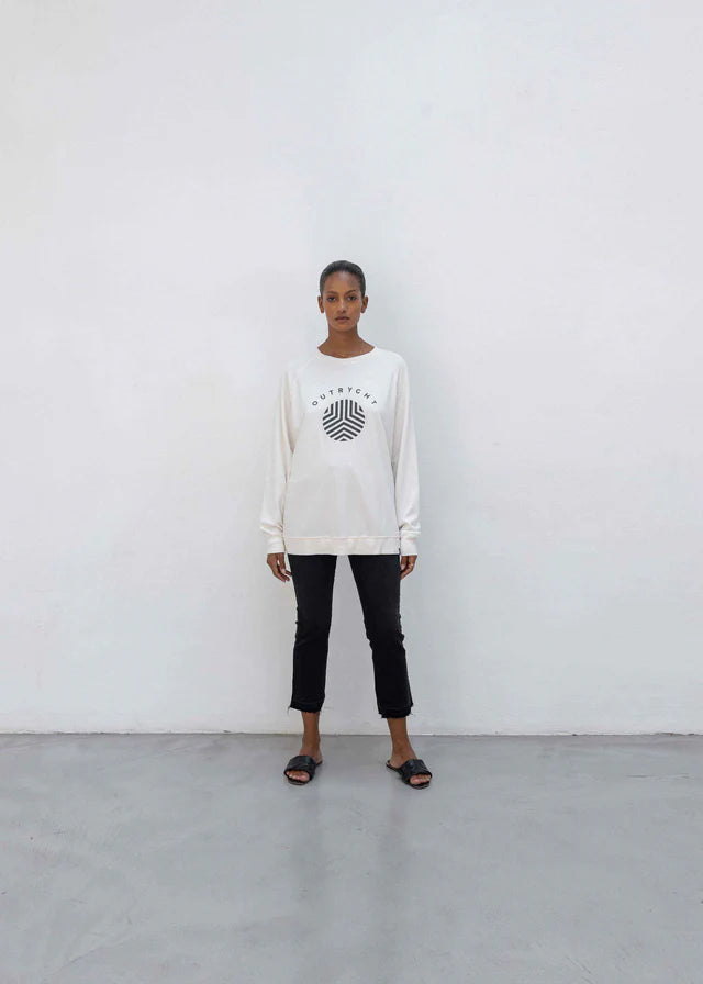 SWEATER THEO T (UNISEX) VON OUTRYGHT IN CHALK MZ#00722 Mode-Zauber