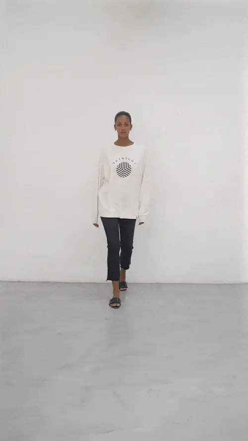 SWEATER THEO T (UNISEX) VON OUTRYGHT IN CHALK MZ#00722 Mode-Zauber