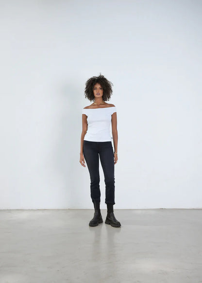 TOP SAM VON OUTRYGHT IN WEISS MZ#00772 Mode-Zauber