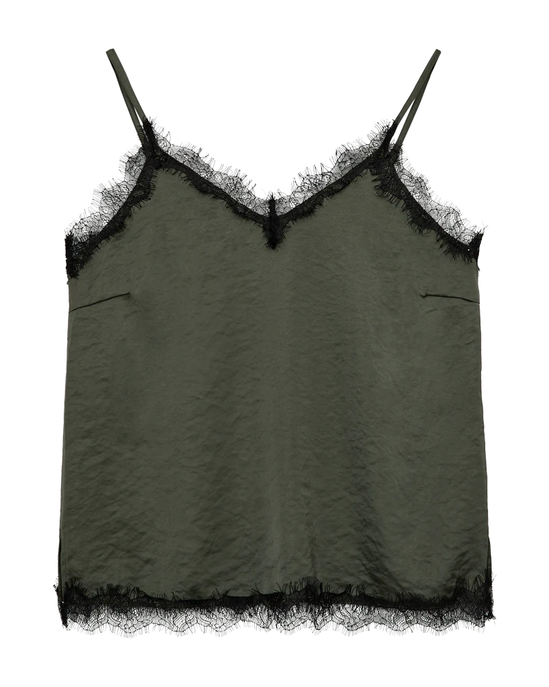 TOP FQDOVE VON FREE/QUENT IN KOMBU GREEN MZ#00979 Mode-Zauber