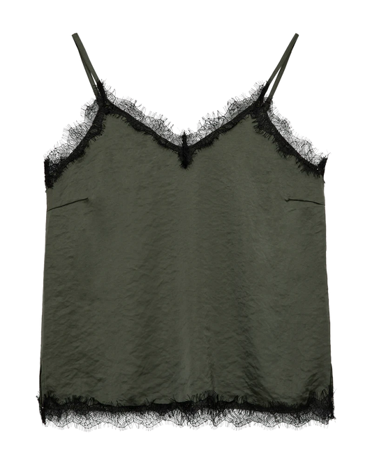 TOP FQDOVE VON FREE/QUENT IN KOMBU GREEN MZ#00979 Mode-Zauber