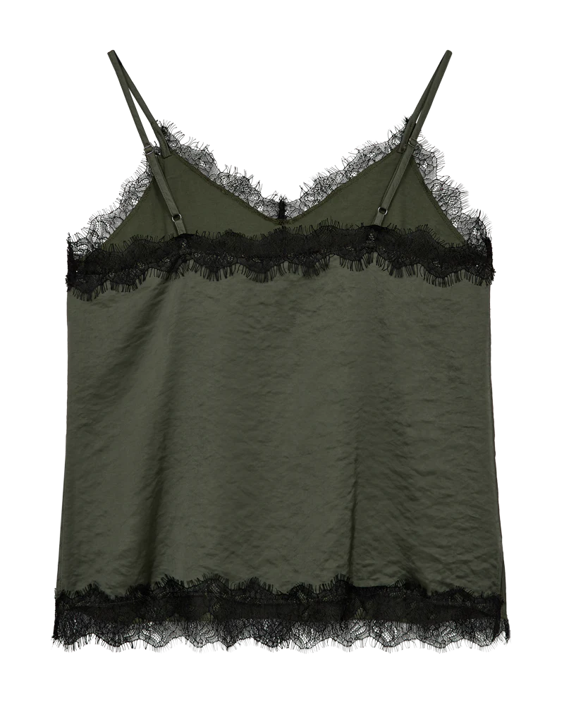 TOP FQDOVE VON FREE/QUENT IN KOMBU GREEN MZ#00979 Mode-Zauber