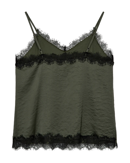 TOP FQDOVE VON FREE/QUENT IN KOMBU GREEN MZ#00979 Mode-Zauber